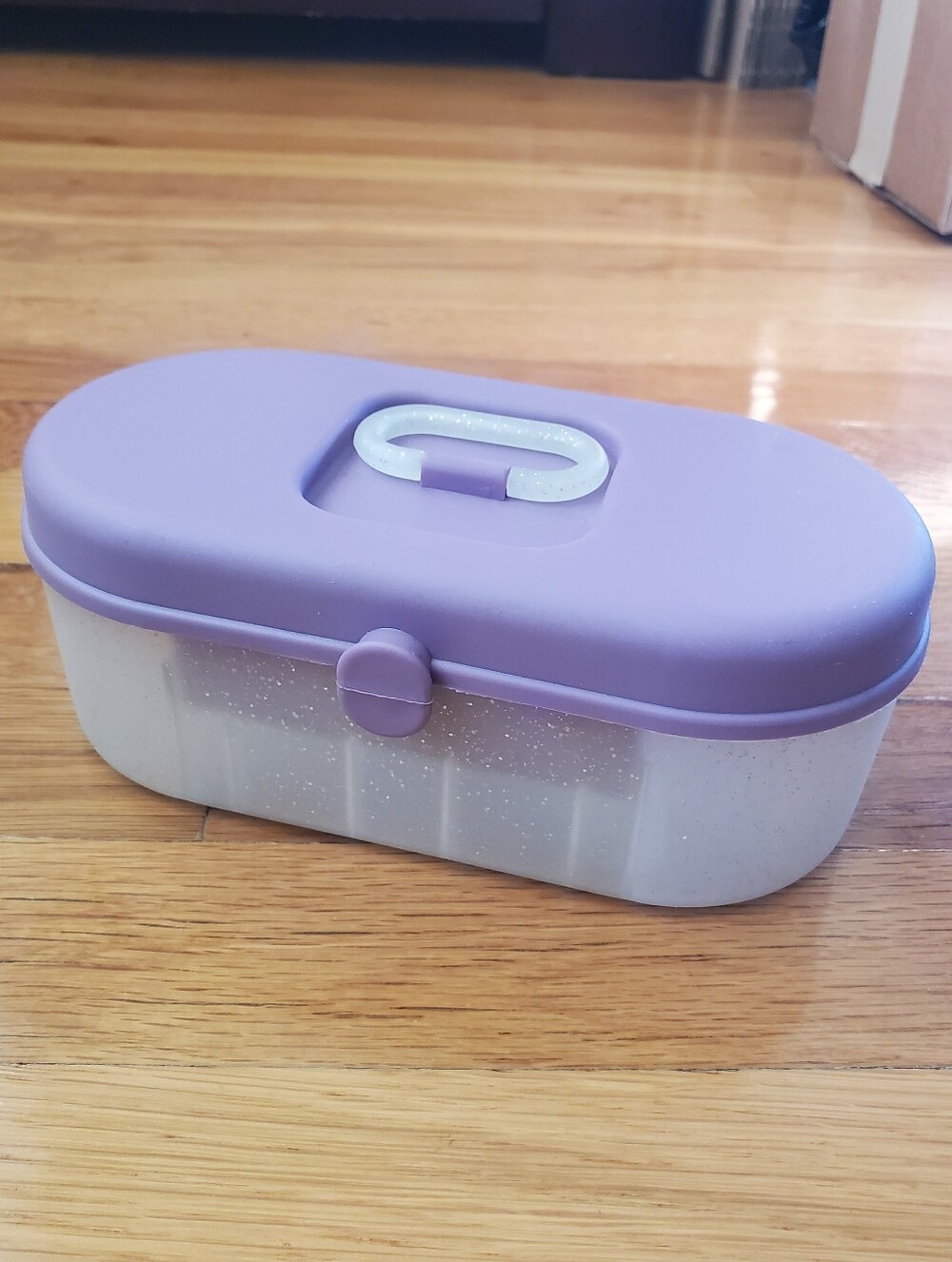 Purple & Glitter Jewelry Box